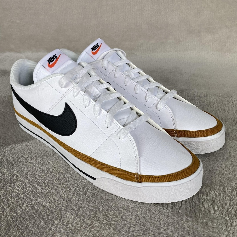 Nike Court Legacy Shoes Mens Size 13 White Leather Next Nature Sneakers NEW